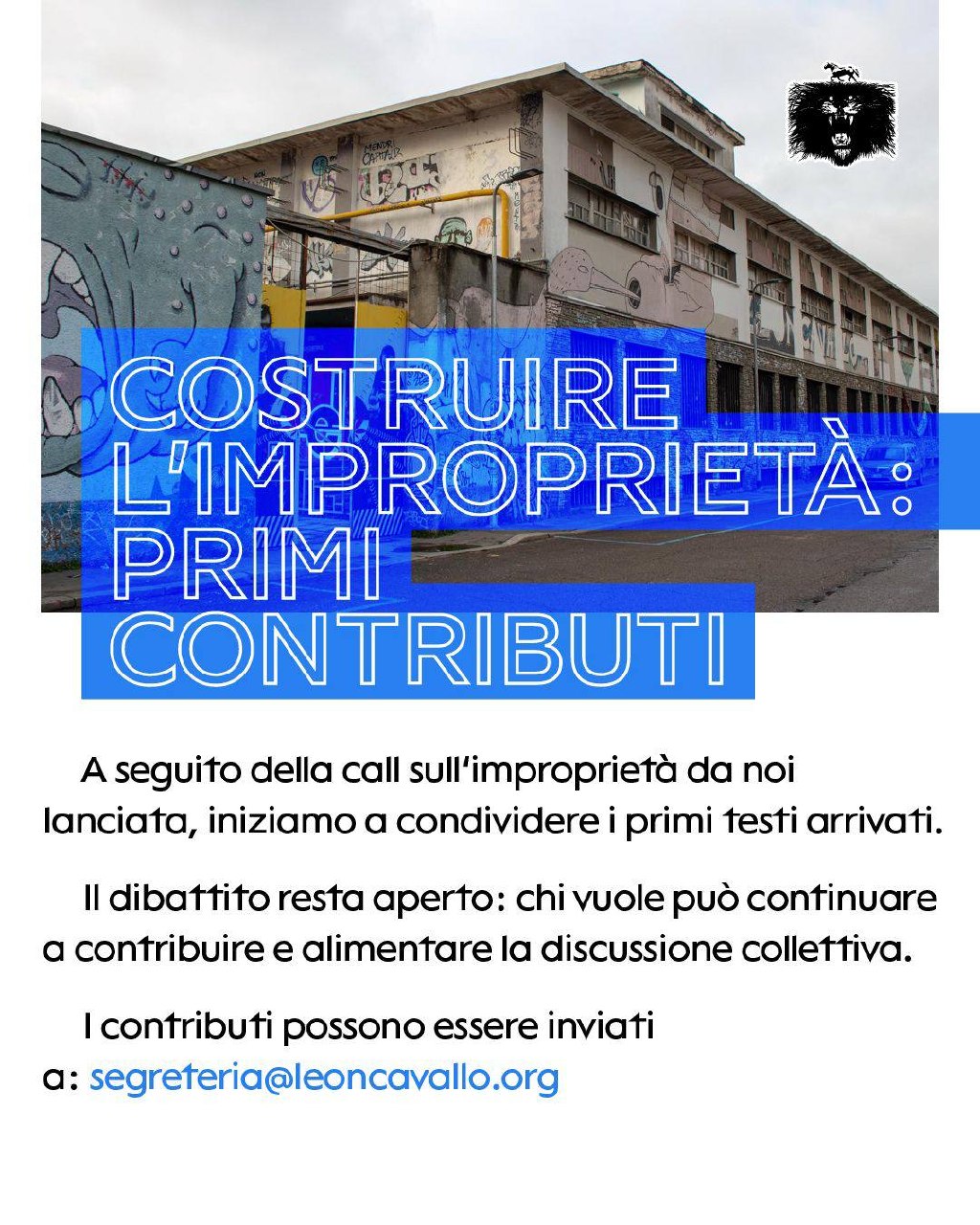 COSTRUIRE L'IMPROPRIETÀ: PRIMI CONTRIBUTI