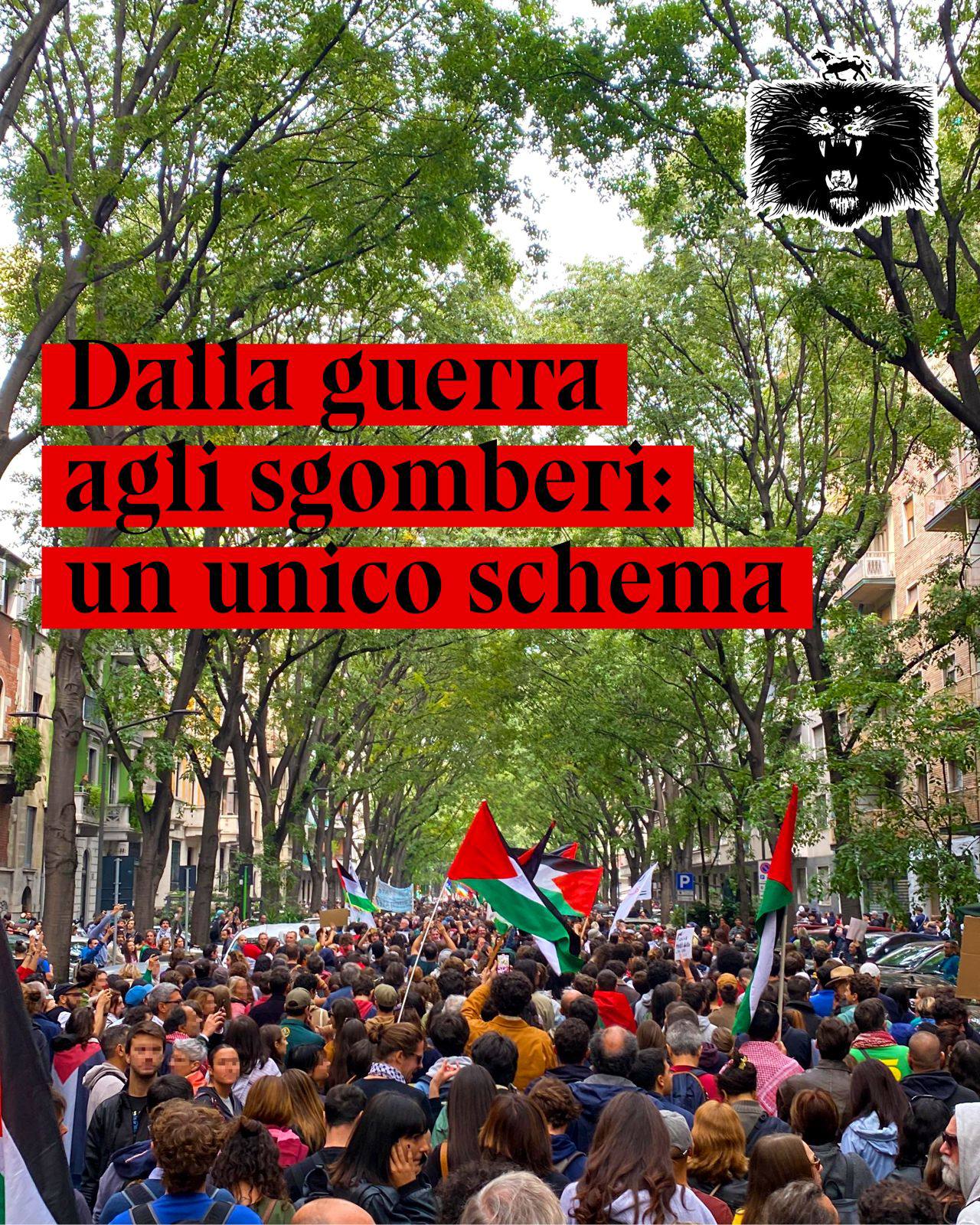 DALLA GUERRA AGLI SGOMBERI: UN UNICO SCHEMA