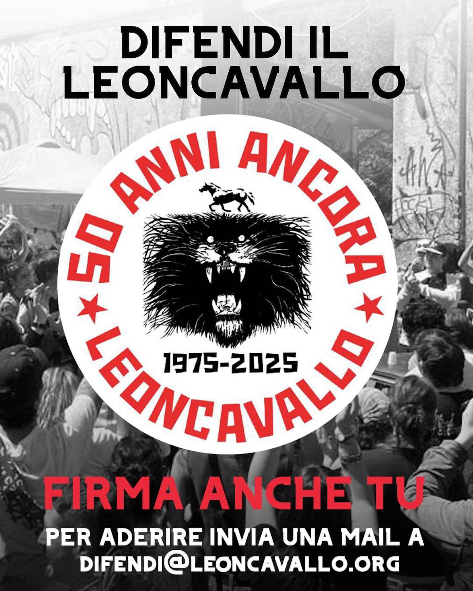 DIFENDI IL LEONCAVALLO - Raccolta firme